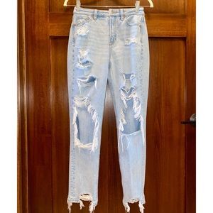 American Eagle Mom Jeans Size 0